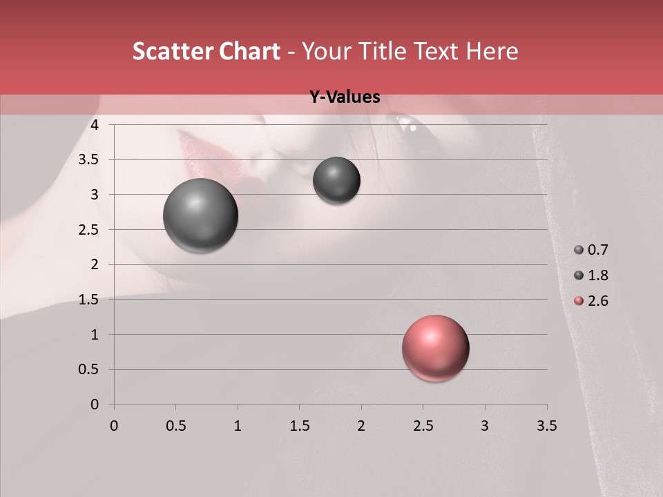 Face Young Sensuality PowerPoint Template