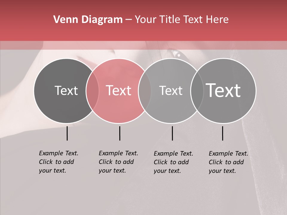 Face Young Sensuality PowerPoint Template