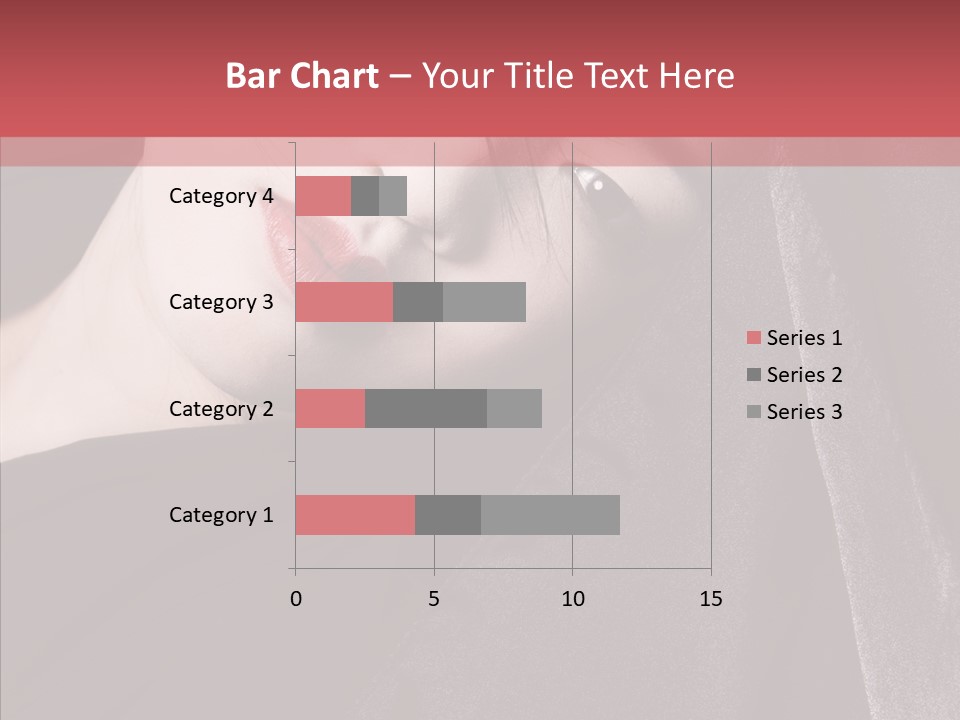 Face Young Sensuality PowerPoint Template