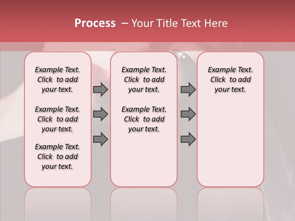 Face Young Sensuality PowerPoint Template