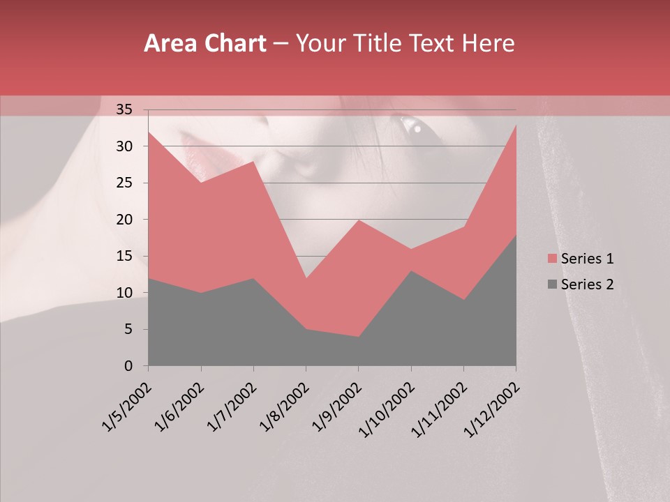 Face Young Sensuality PowerPoint Template