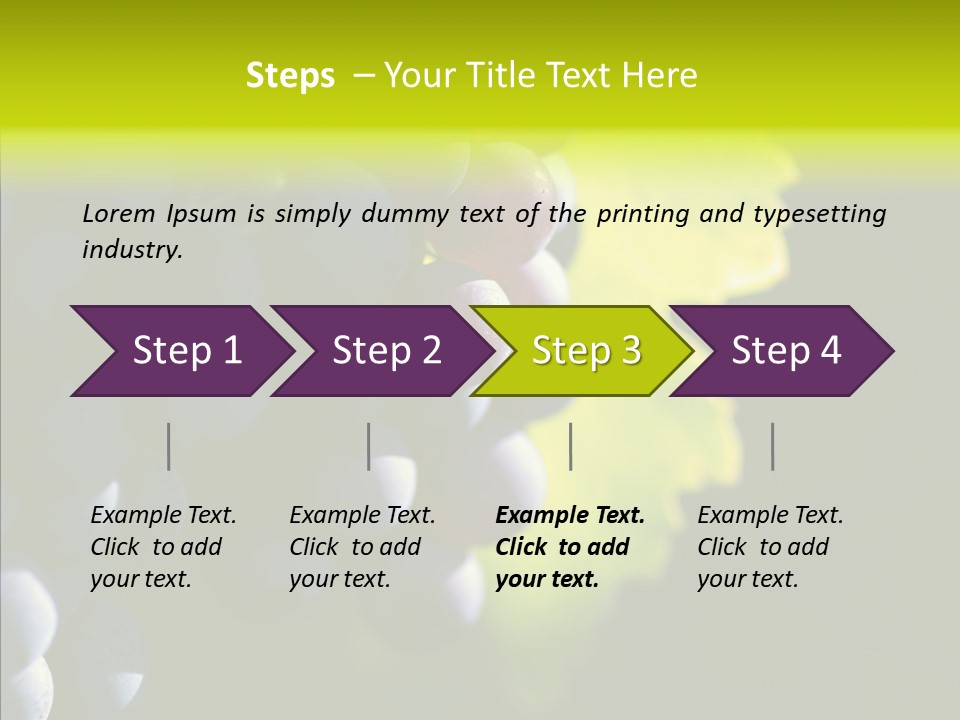 Fruitful Nature Wineyard PowerPoint Template