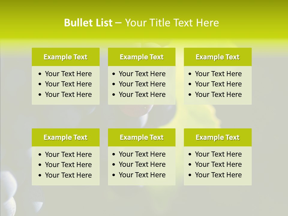 Fruitful Nature Wineyard PowerPoint Template