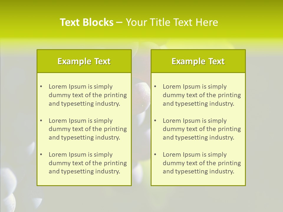 Fruitful Nature Wineyard PowerPoint Template