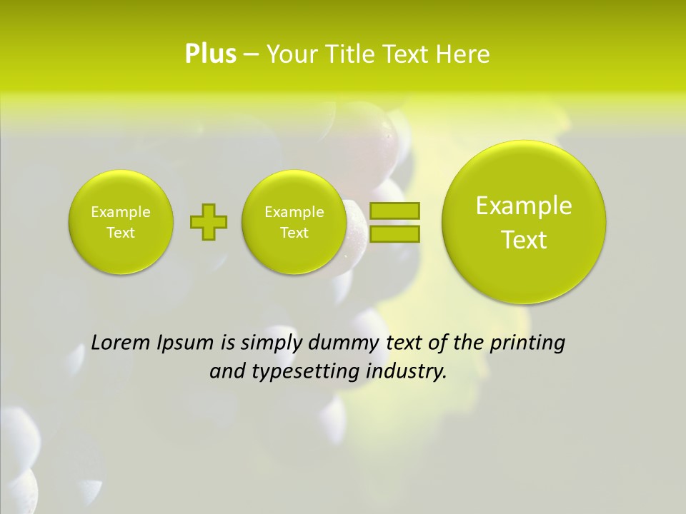 Fruitful Nature Wineyard PowerPoint Template
