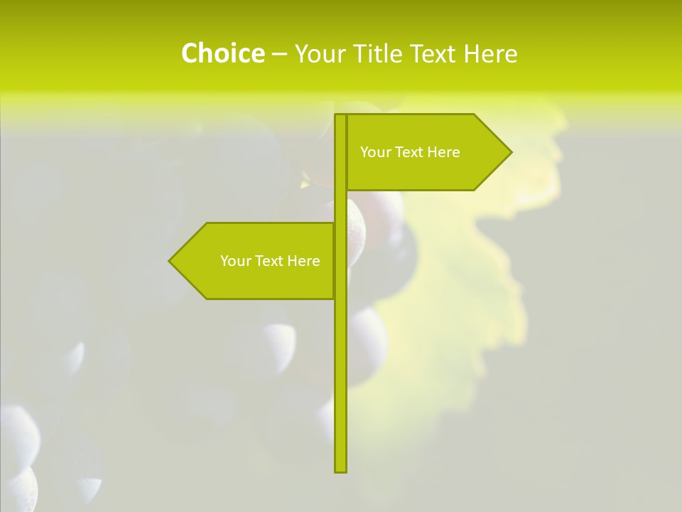 Fruitful Nature Wineyard PowerPoint Template