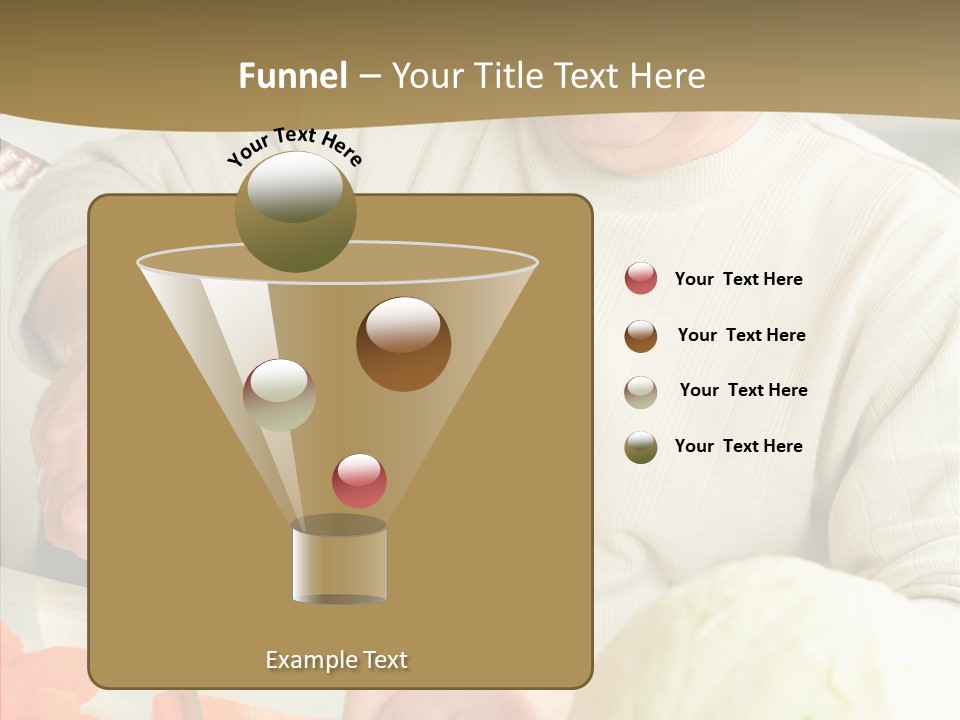 Elderly Kitchen Man PowerPoint Template