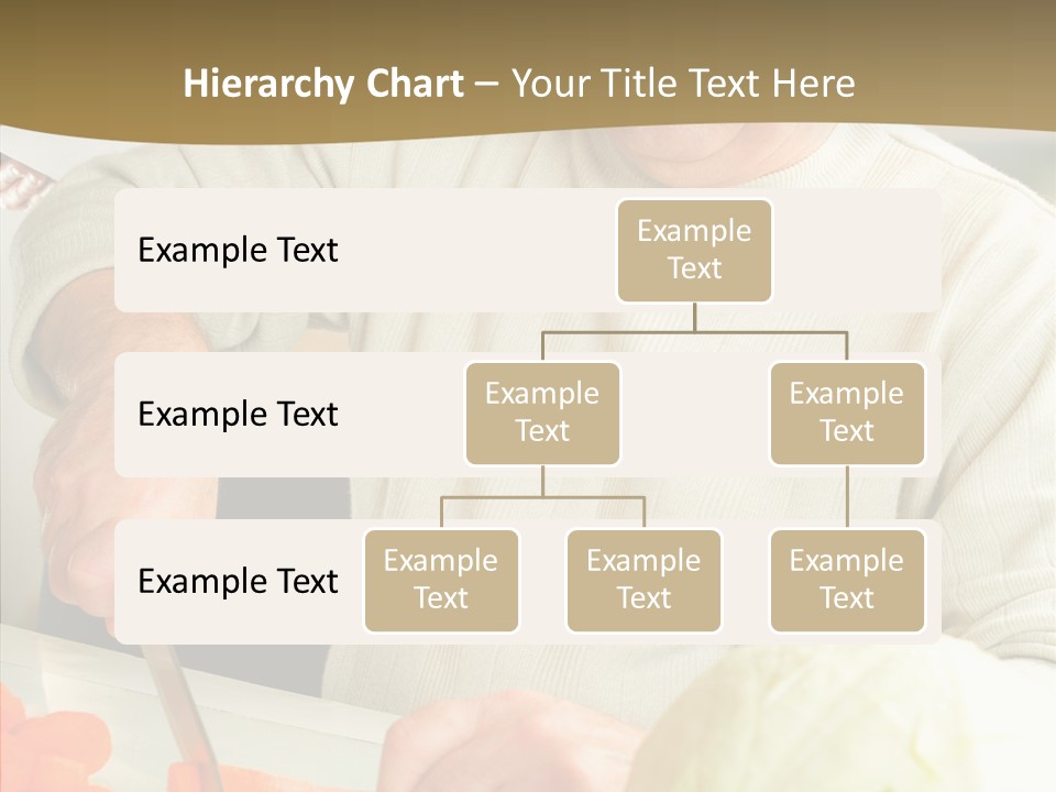Elderly Kitchen Man PowerPoint Template