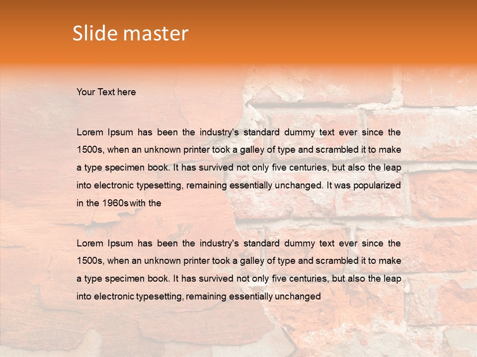 Rough Architecture Old PowerPoint Template