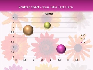 Flower Vivid Pink PowerPoint Template