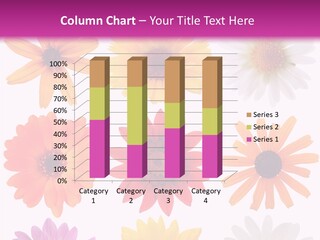 Flower Vivid Pink PowerPoint Template