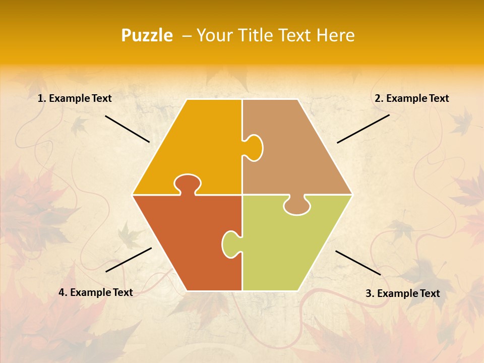 Yellow Black Decay PowerPoint Template