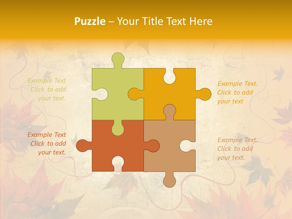 Yellow Black Decay PowerPoint Template