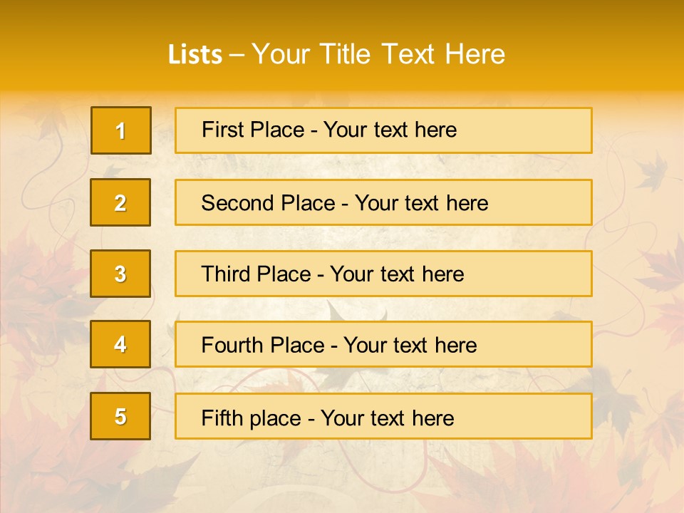 Yellow Black Decay PowerPoint Template