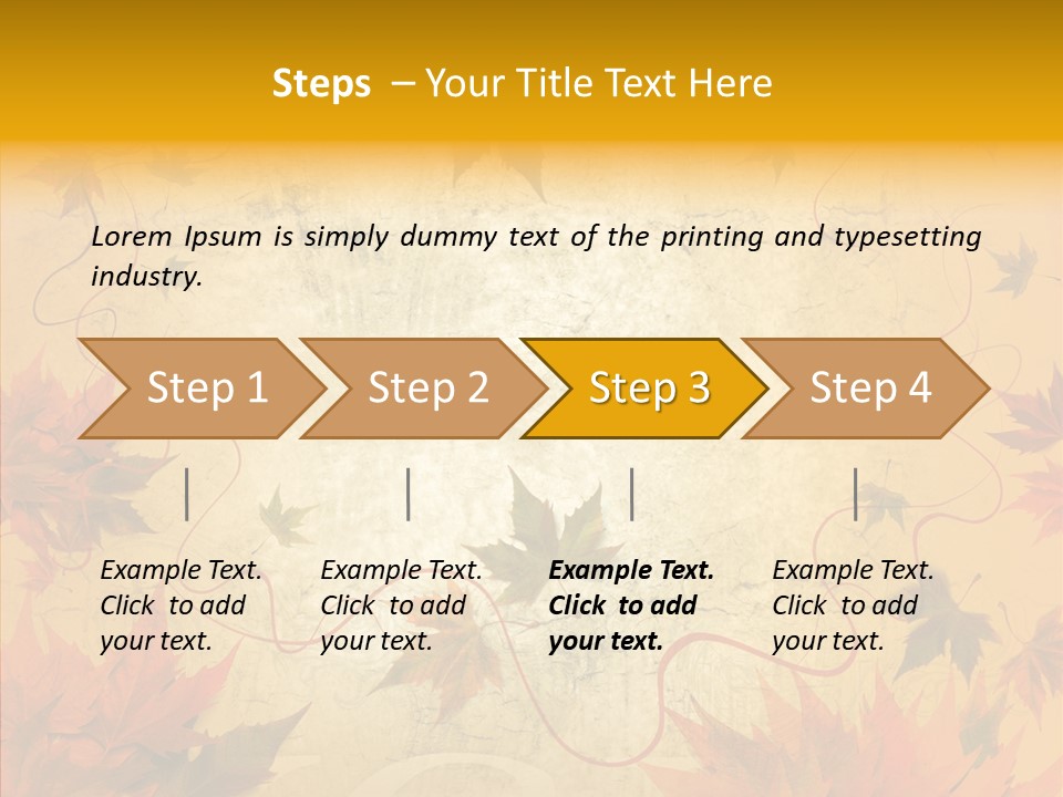 Yellow Black Decay PowerPoint Template