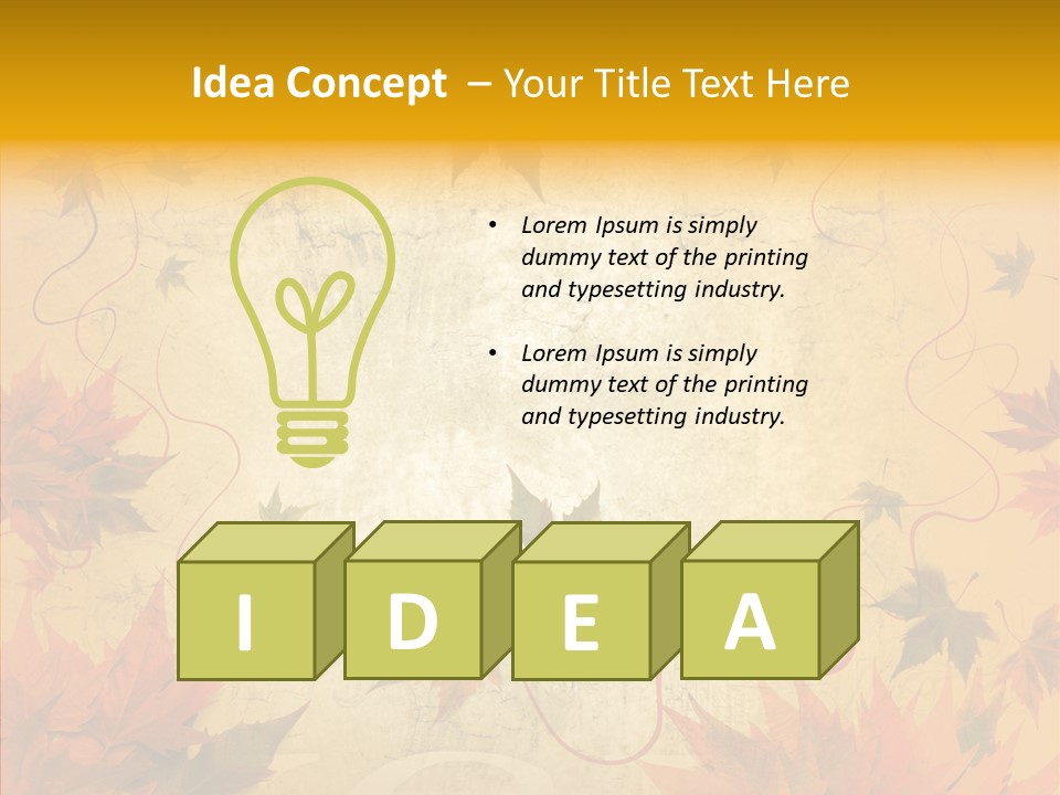 Yellow Black Decay PowerPoint Template