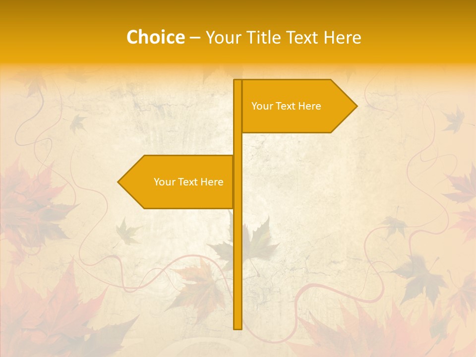 Yellow Black Decay PowerPoint Template