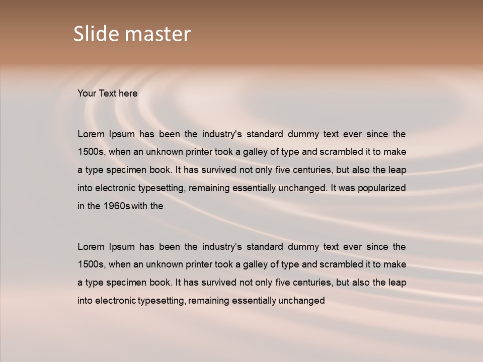 Satin Flow Abstract PowerPoint Template