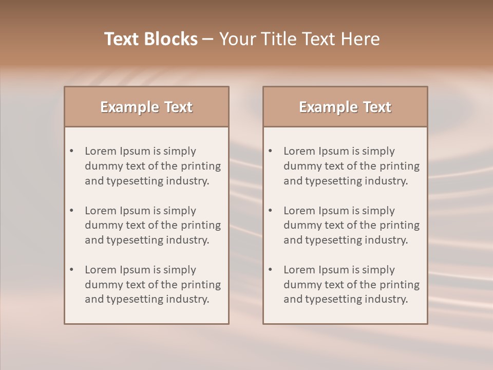Satin Flow Abstract PowerPoint Template