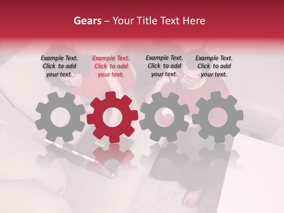 Communication Meeting Happy PowerPoint Template