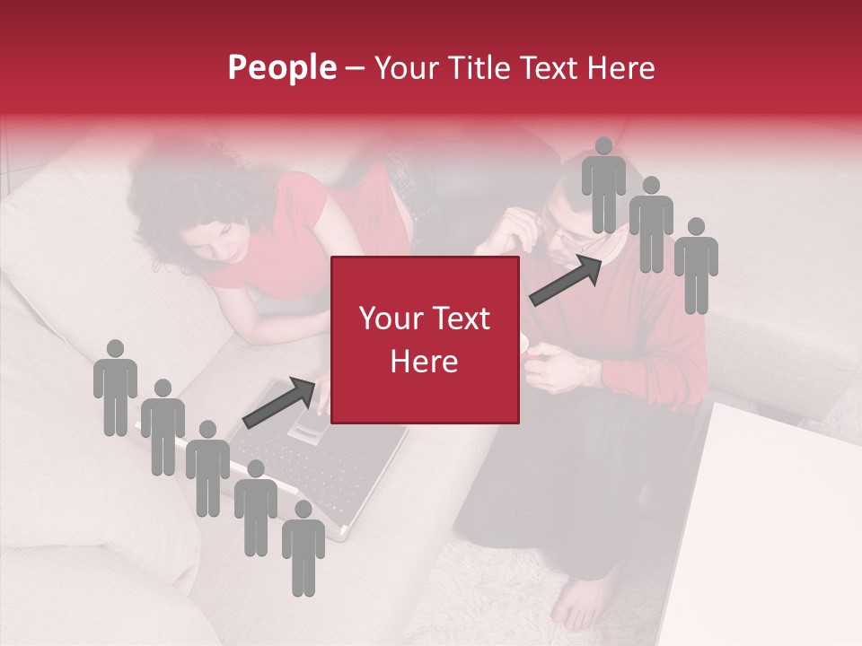 Communication Meeting Happy PowerPoint Template