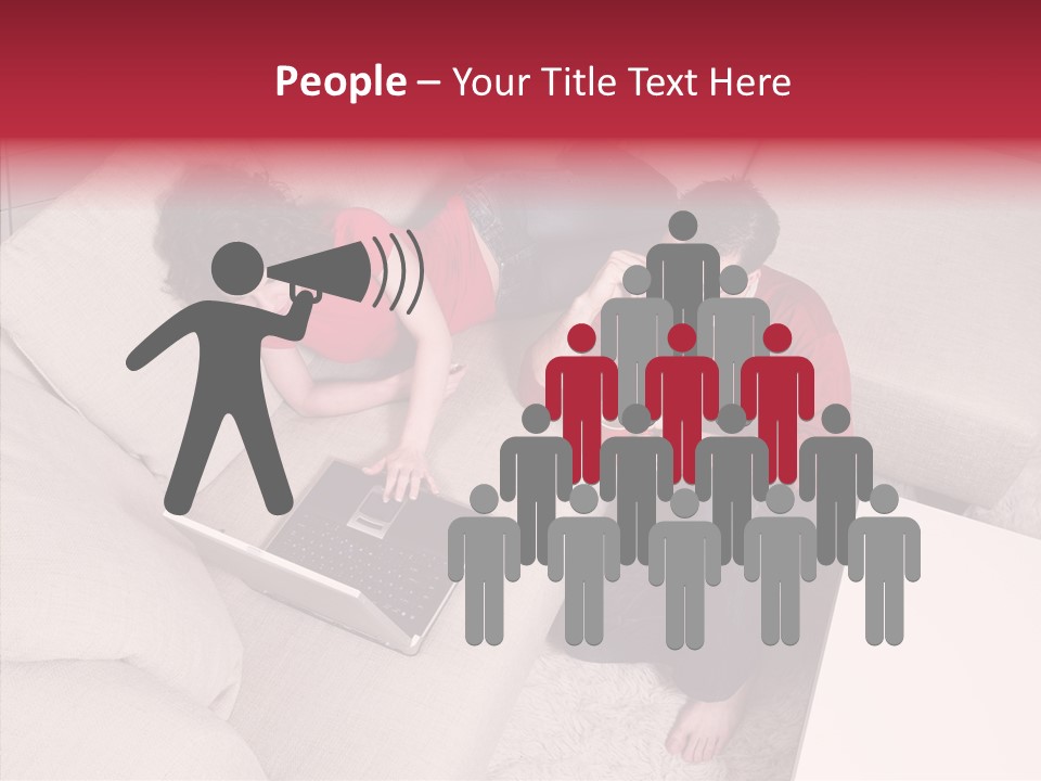 Communication Meeting Happy PowerPoint Template