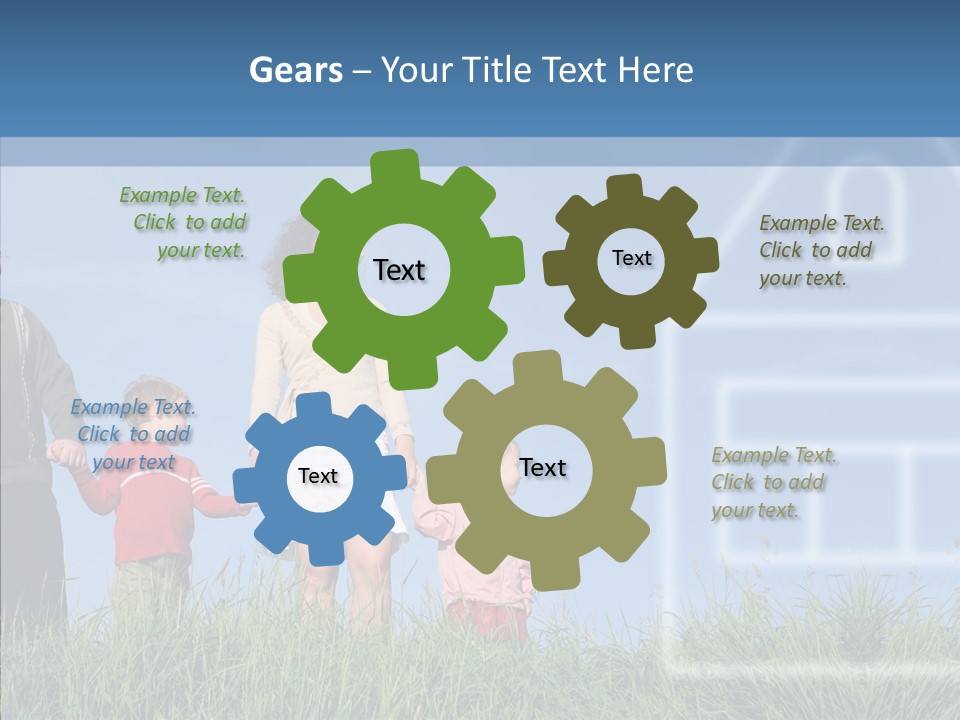 Sky Home Mother PowerPoint Template