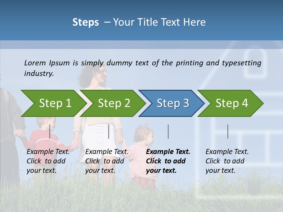 Sky Home Mother PowerPoint Template
