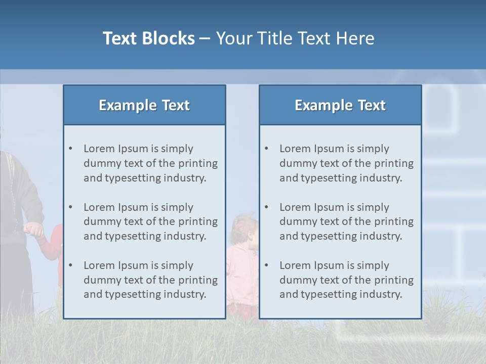 Sky Home Mother PowerPoint Template