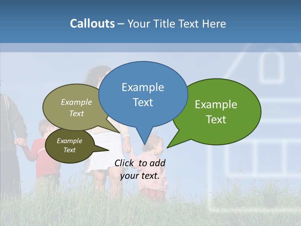 Sky Home Mother PowerPoint Template