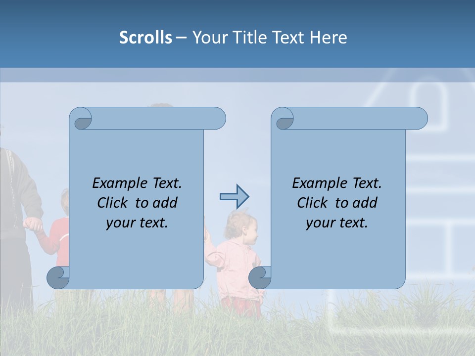 Sky Home Mother PowerPoint Template