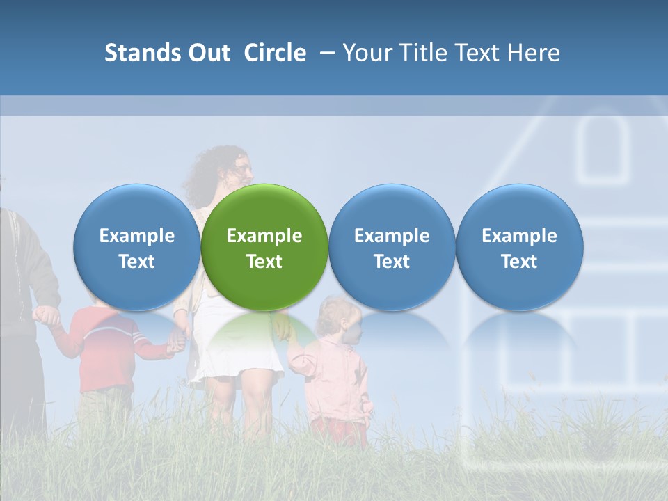 Sky Home Mother PowerPoint Template