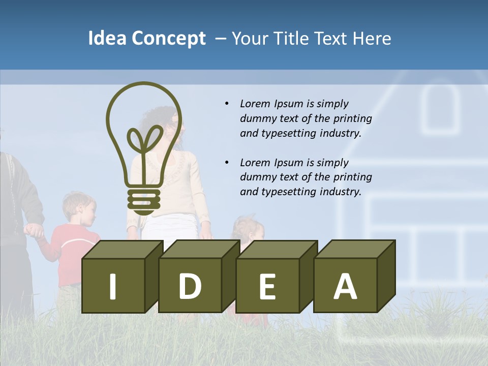 Sky Home Mother PowerPoint Template