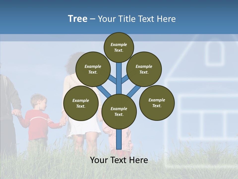 Sky Home Mother PowerPoint Template