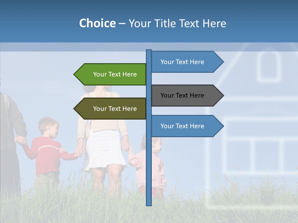 Sky Home Mother PowerPoint Template