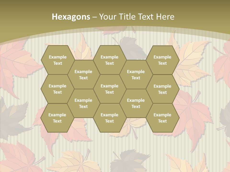 November Wallpaper Leafage PowerPoint Template