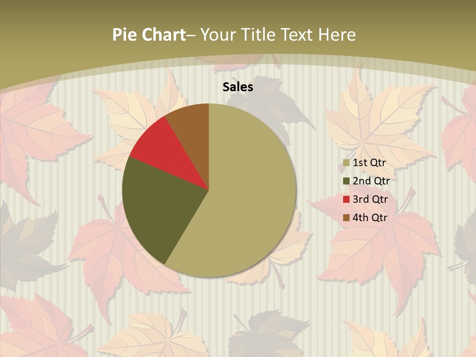 November Wallpaper Leafage PowerPoint Template