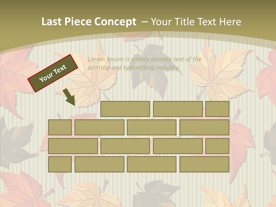 November Wallpaper Leafage PowerPoint Template