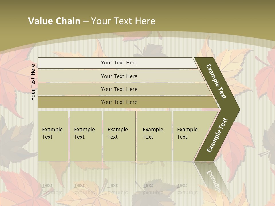 November Wallpaper Leafage PowerPoint Template