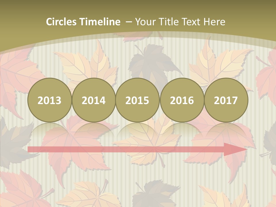 November Wallpaper Leafage PowerPoint Template