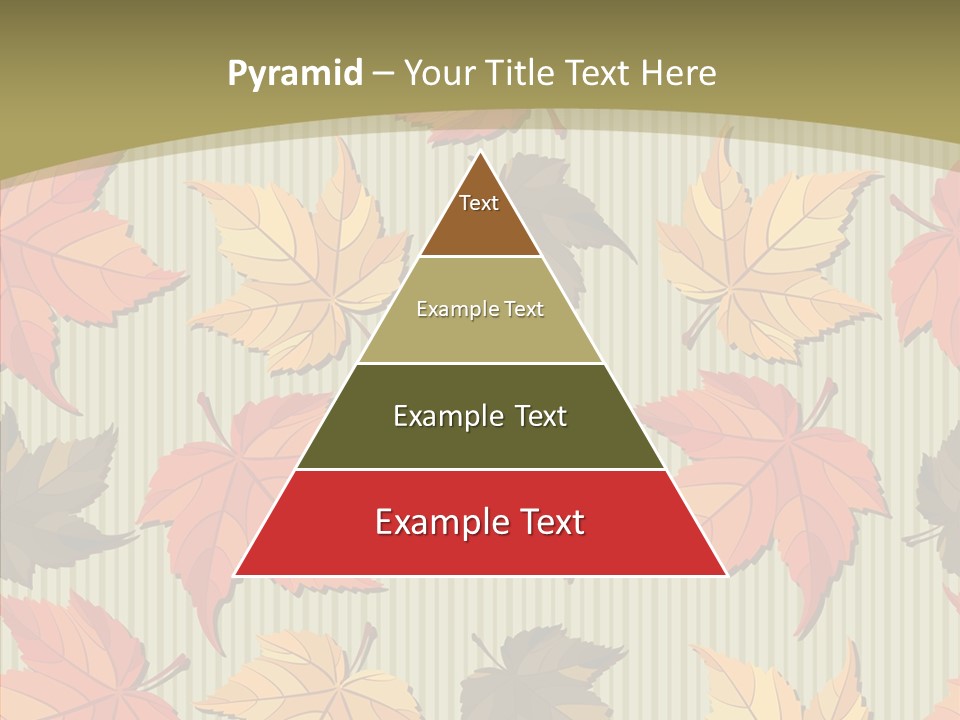 November Wallpaper Leafage PowerPoint Template