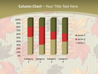 November Wallpaper Leafage PowerPoint Template