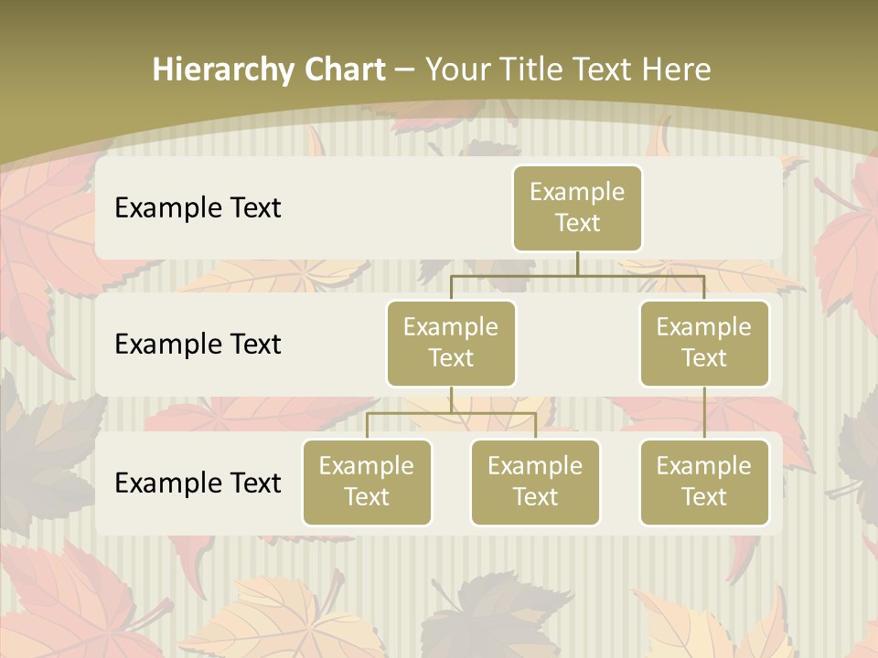 November Wallpaper Leafage PowerPoint Template