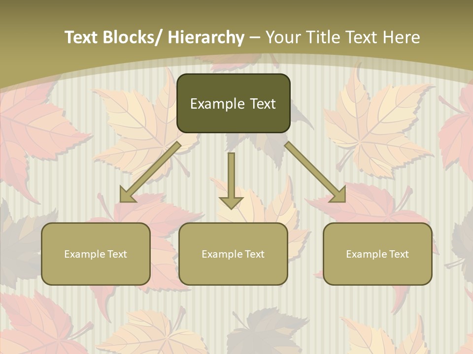 November Wallpaper Leafage PowerPoint Template