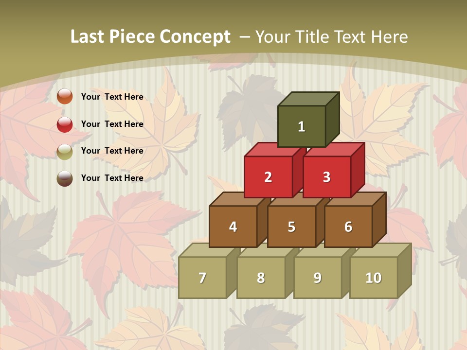 November Wallpaper Leafage PowerPoint Template