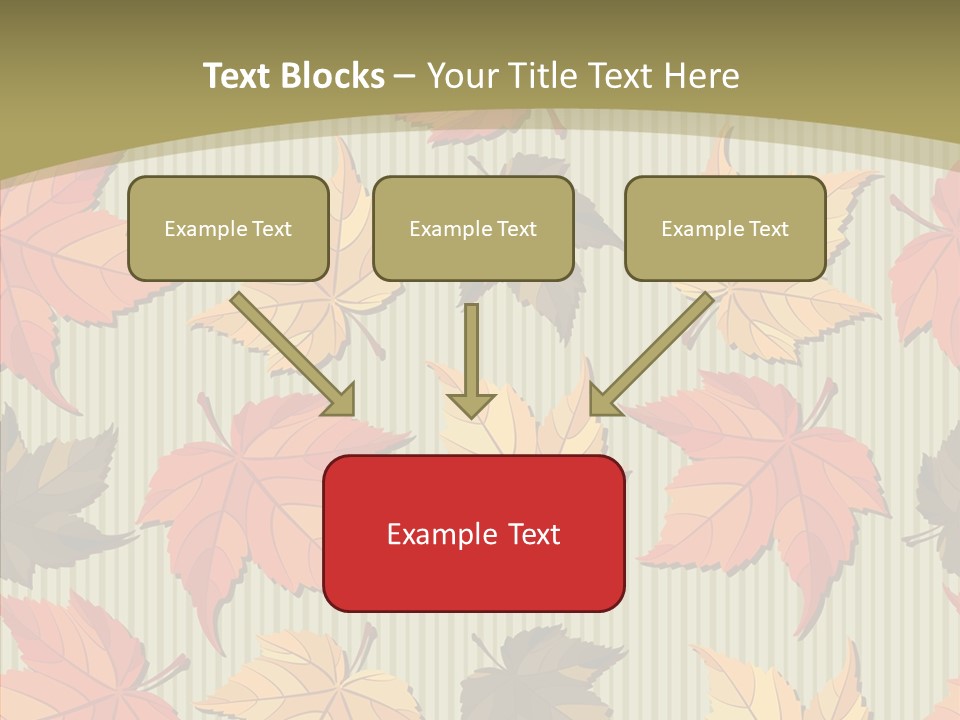 November Wallpaper Leafage PowerPoint Template