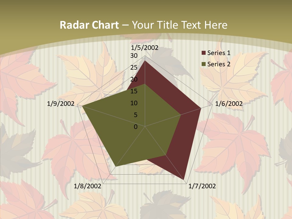 November Wallpaper Leafage PowerPoint Template