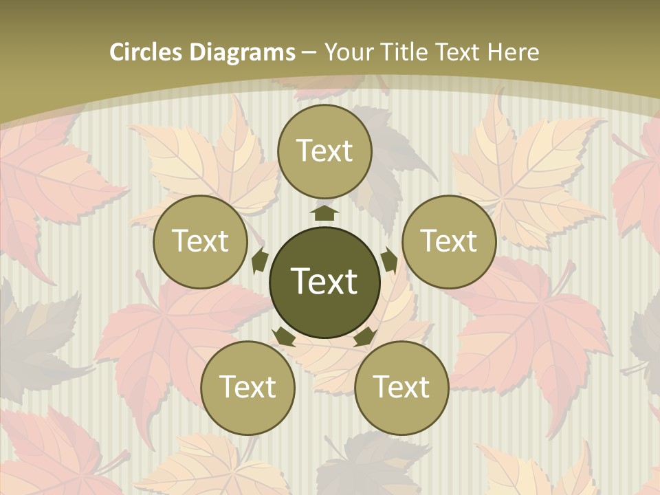 November Wallpaper Leafage PowerPoint Template