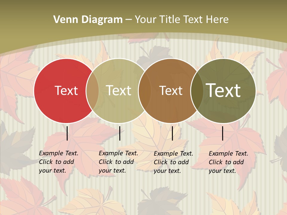 November Wallpaper Leafage PowerPoint Template