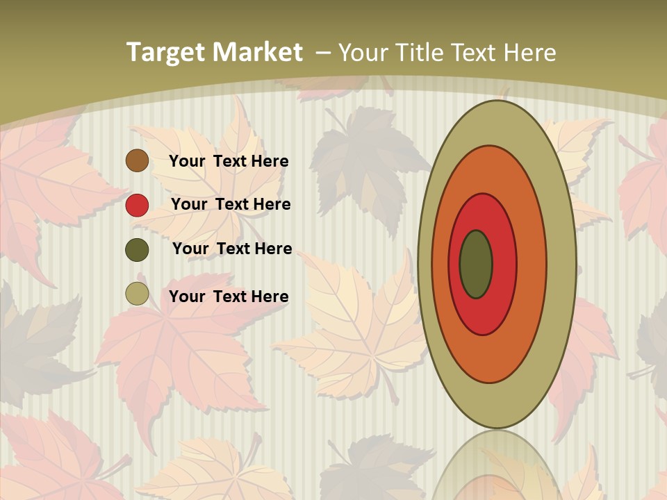 November Wallpaper Leafage PowerPoint Template